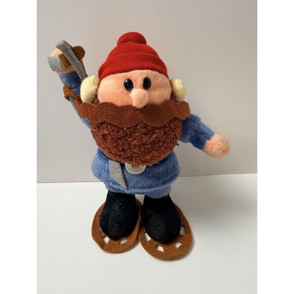 1999 CVS STUFFINS Rudolphs Island Of Misfit Toys YUKON CORNELIUS 7” Doll Plush - Picture 1 of 11